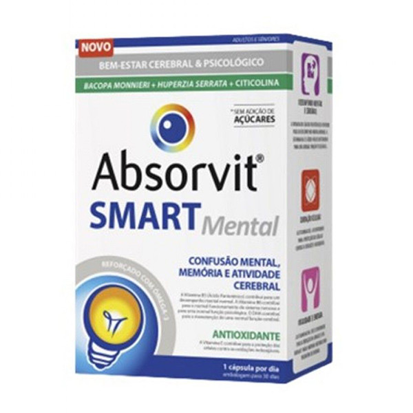 Absorvit Smart Mental 30 Cápsulas